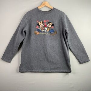 Disney Gray and Gold Sweater